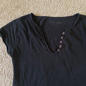 ZADIG & VOLTAIRE Tunisien Skull Black T Shirt XS